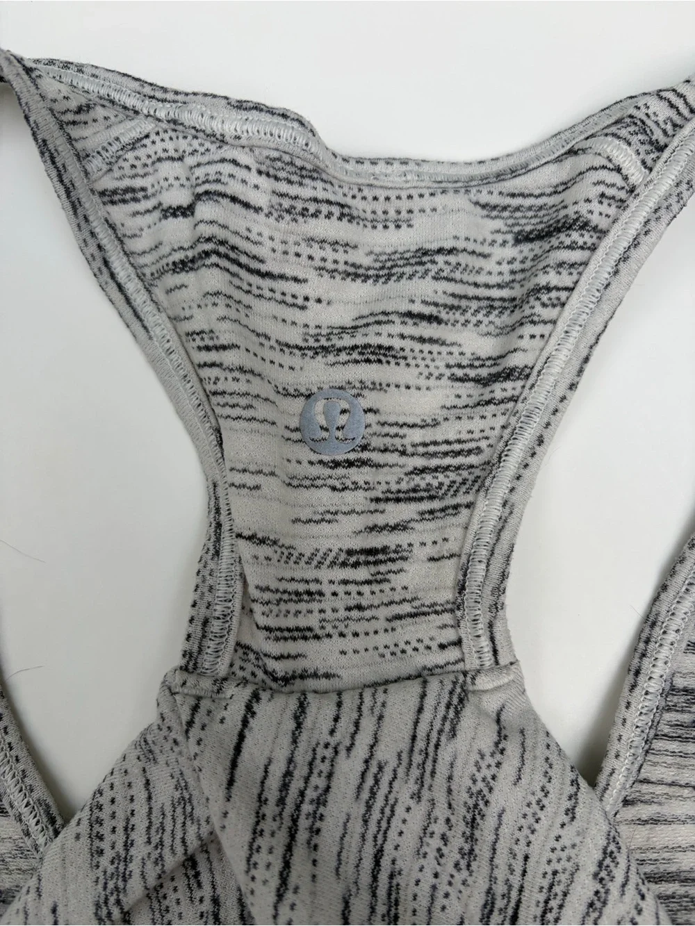 Lululemon Heathered Gray Racerback Tank Sz M
